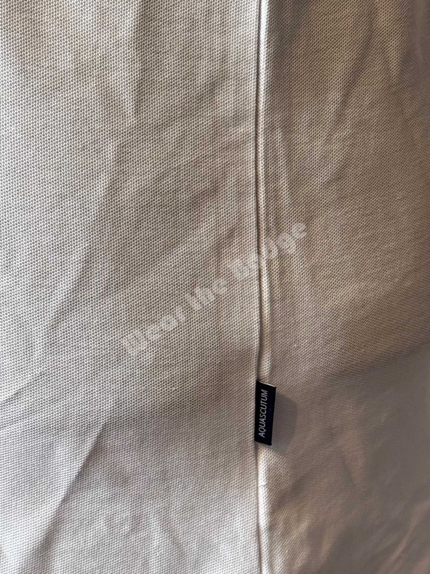 AQUASCUTUM PIQUE COTTON CREST LOGO POLO SHIRT WHITE 2XL RRP £110 BNWT