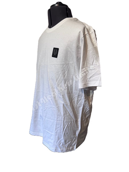 BELSTAFF MONKFORD PHOENIX PATCH T-SHIRT WHITE 2XL RRP £60 BNWT