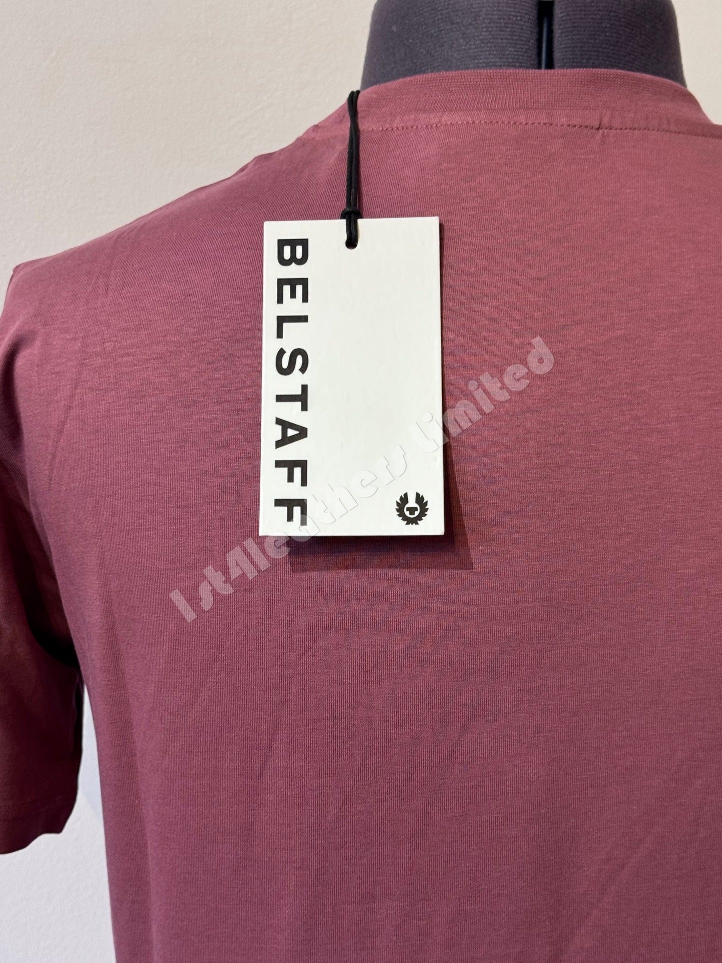 BELSTAFF THOM COTTON POCKET T-SHIRT MULBERRY RRP £60 BNWT