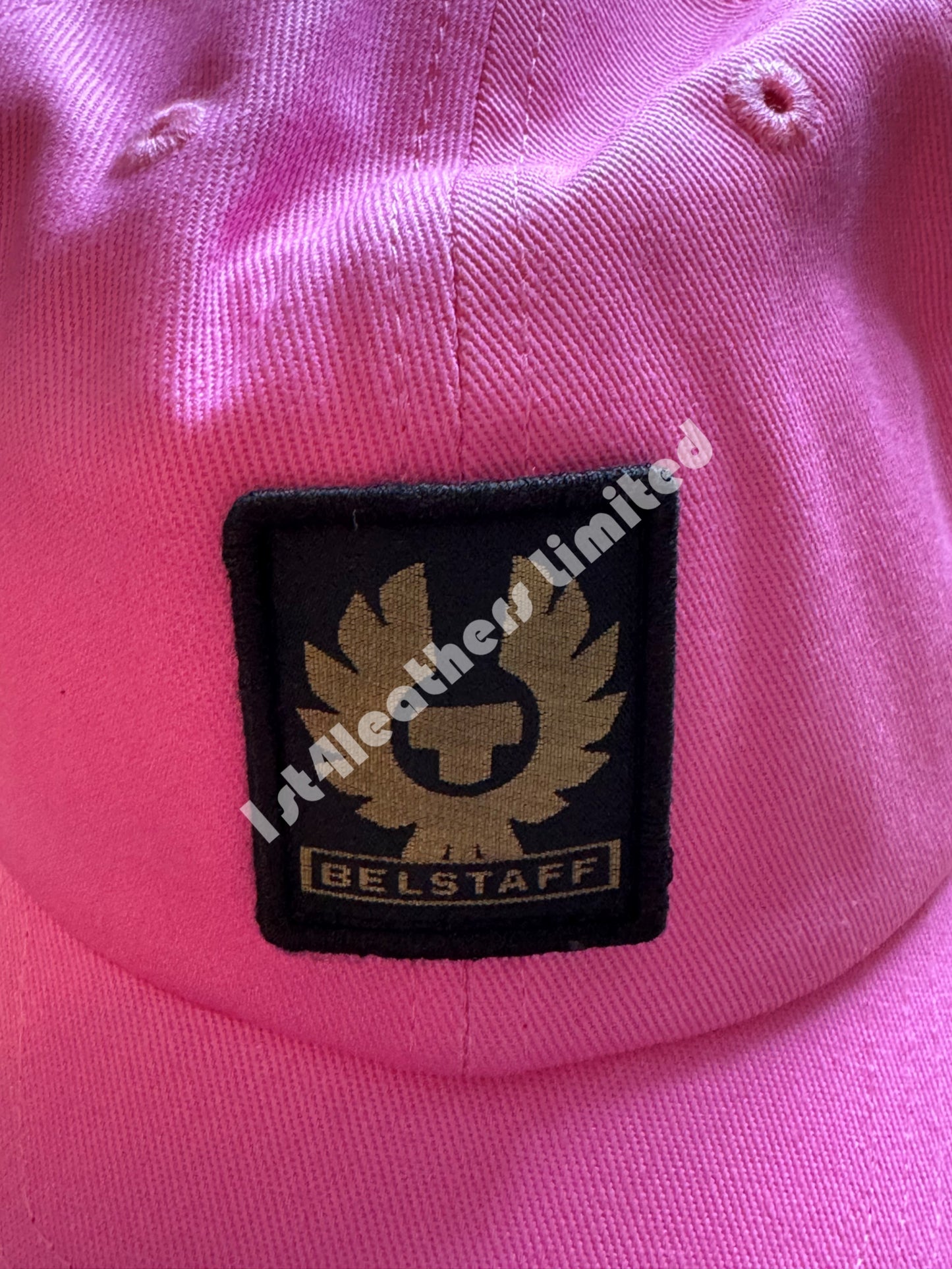 BELSTAFF PHOENIX LOGO COTTON TWILL BASEBALL CAP QUARTZ PINK RRP £60 BNWT