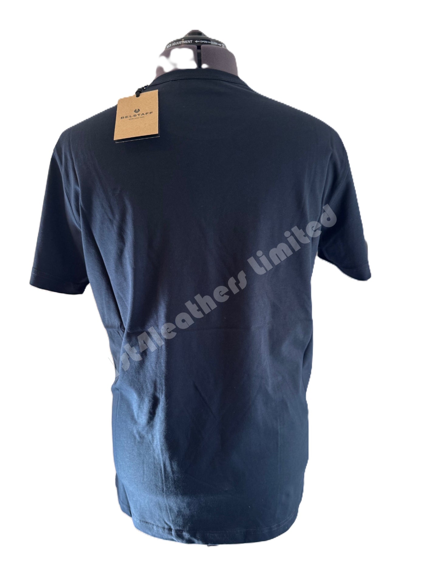 BELSTAFF PHOENIX LOGO COTTON T-SHIRT DARK INK & WHITE RRP £60 BNWT