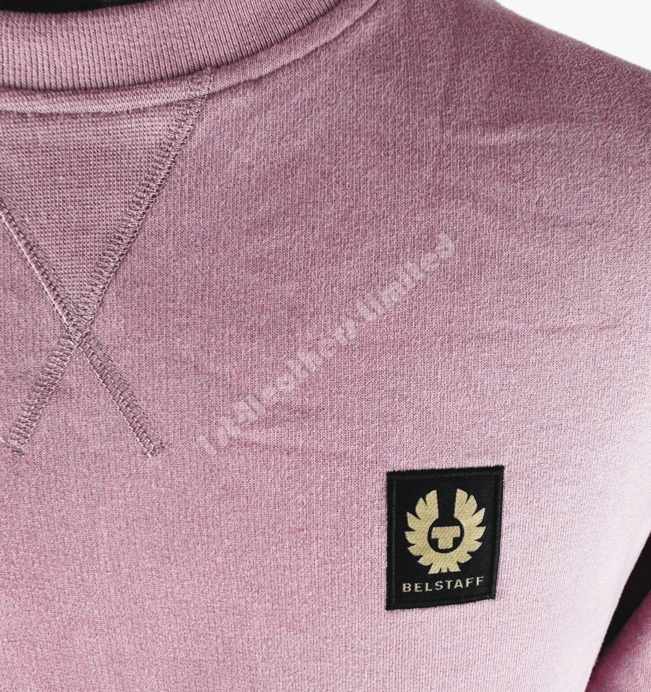 BELSTAFF PHOENIX PATCH COTTON FLEECE SWEATSHIRT ROSE PINK RRP £140 BNWT