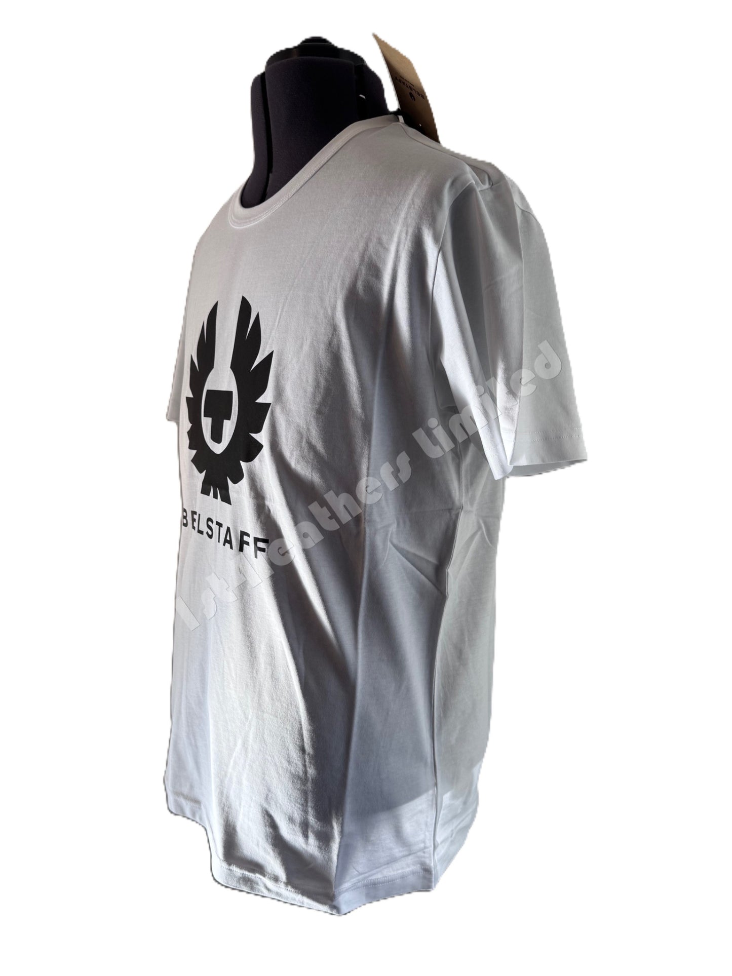 BELSTAFF PHOENIX LOGO COTTON T-SHIRT WHITE XL RRP £60 BNWT
