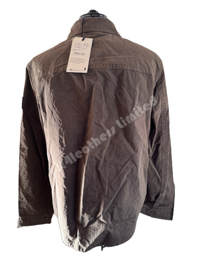 BELSTAFF HAULER TECH SHELL OVERSHIRT JACKET CLAY BROWN UK44 2XL RRP £295 BNWT