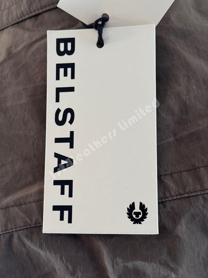 BELSTAFF HAULER TECH SHELL OVERSHIRT JACKET CLAY BROWN UK44 2XL RRP £295 BNWT