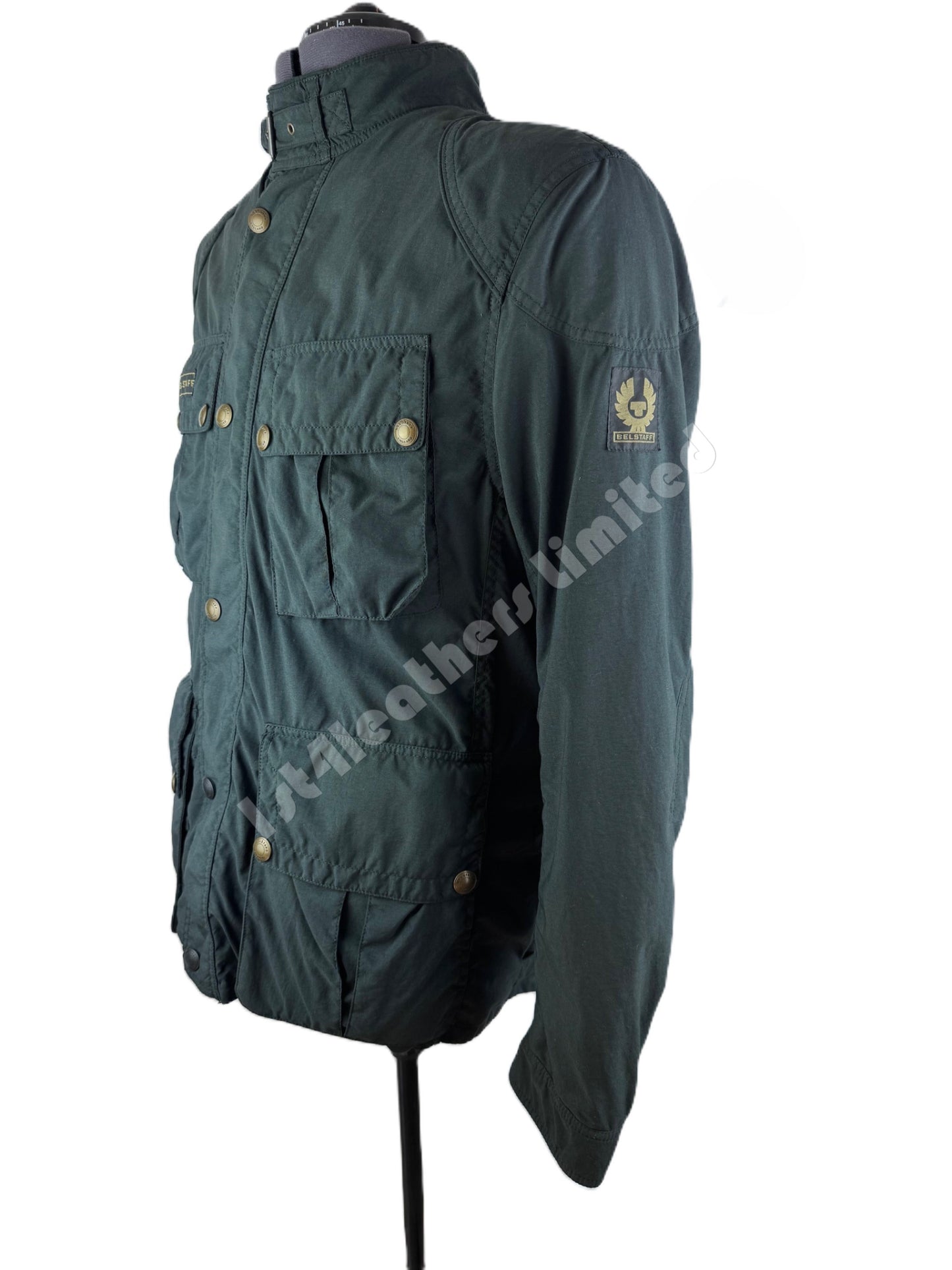 BELSTAFF TUDOR MOTORCYCLE JACKET BRITISH RACING GREEN UK46 3XL RRP £525 BNWT