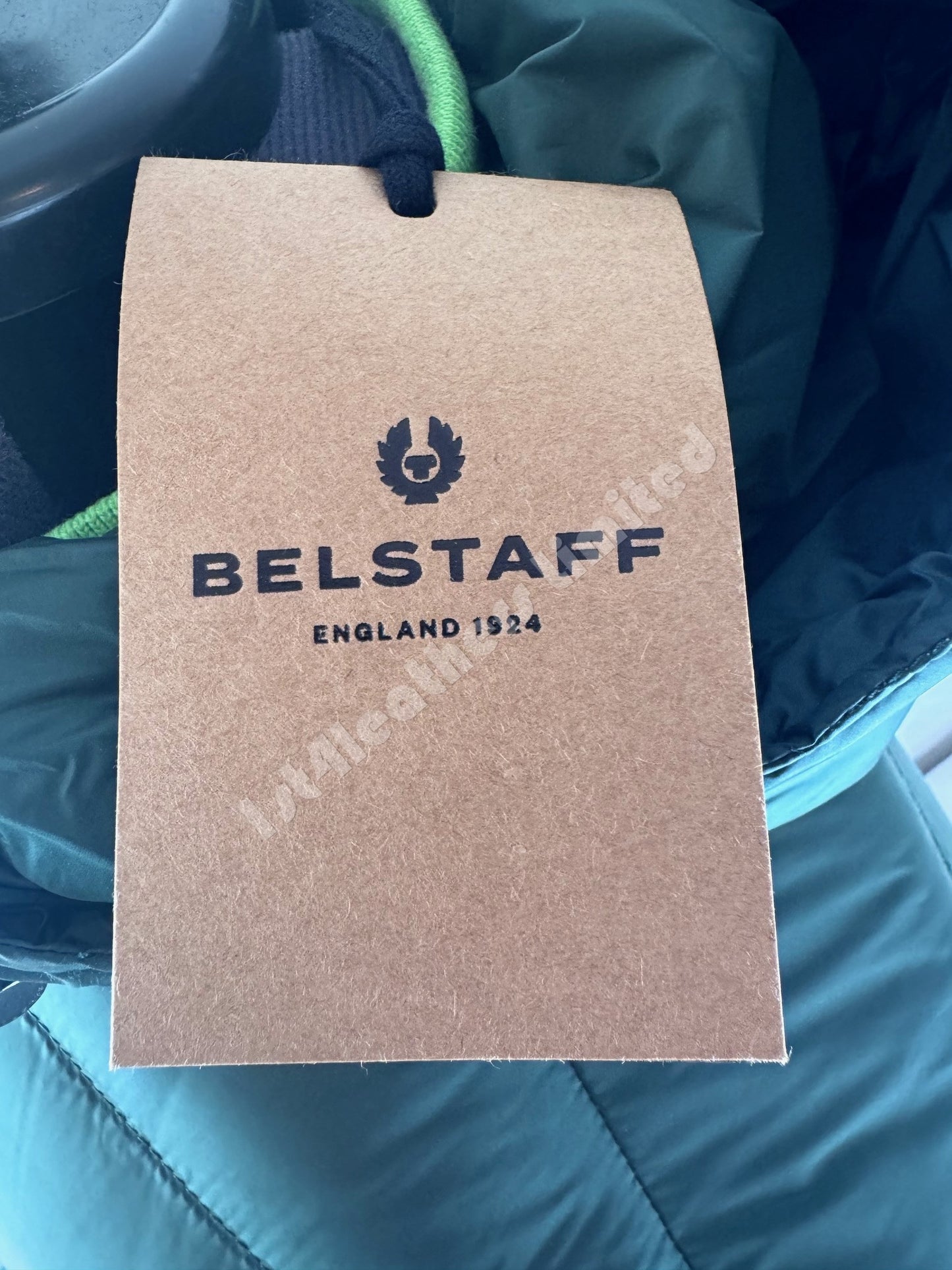 BELSTAFF STADIA DOWN HOOD PUFFA PARKA JACKET COAT ATLAS GREEN RRP £450 BNWT