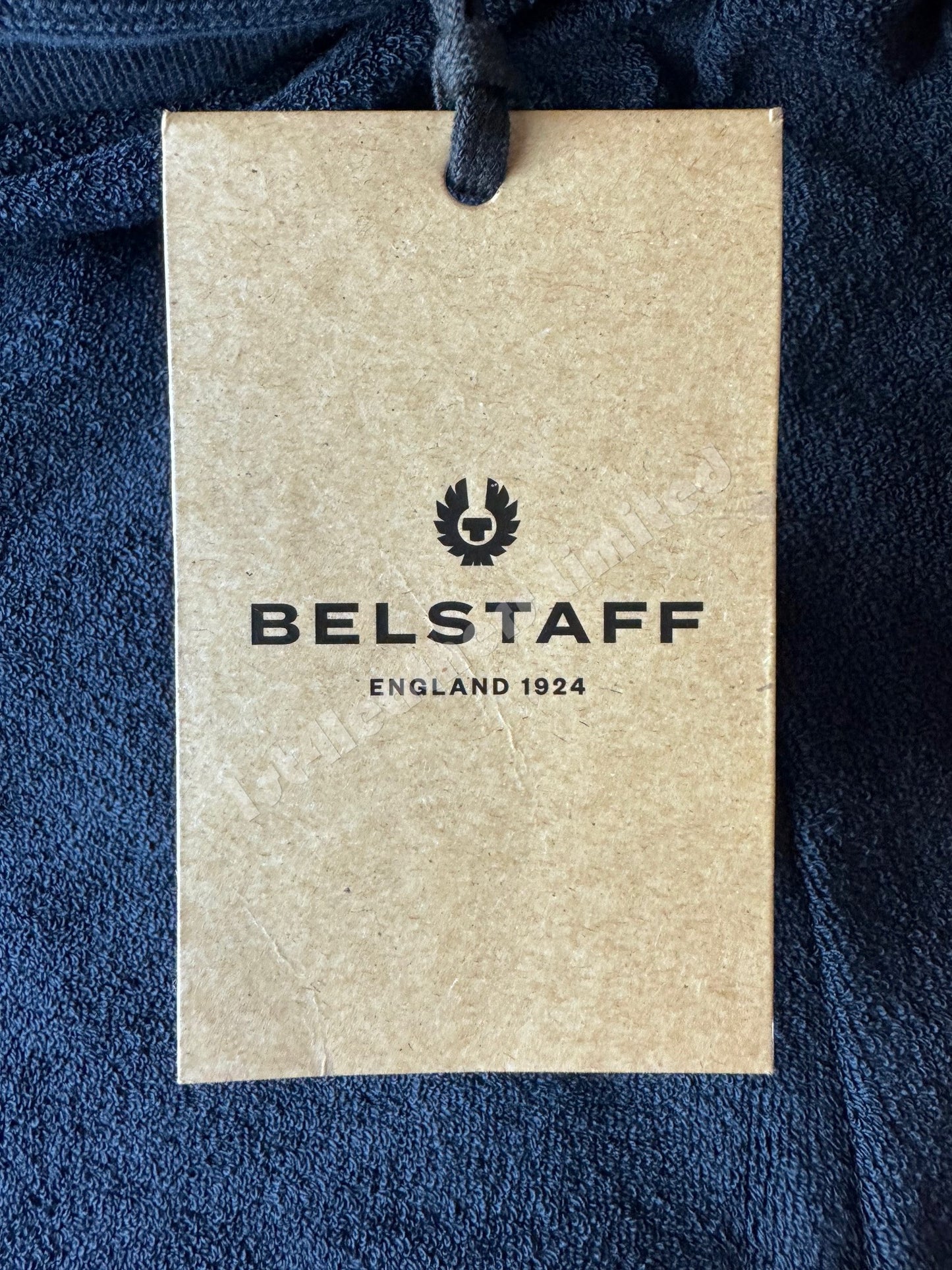 Belstaff Trawler Towelling Sweatshorts in Dark Ink