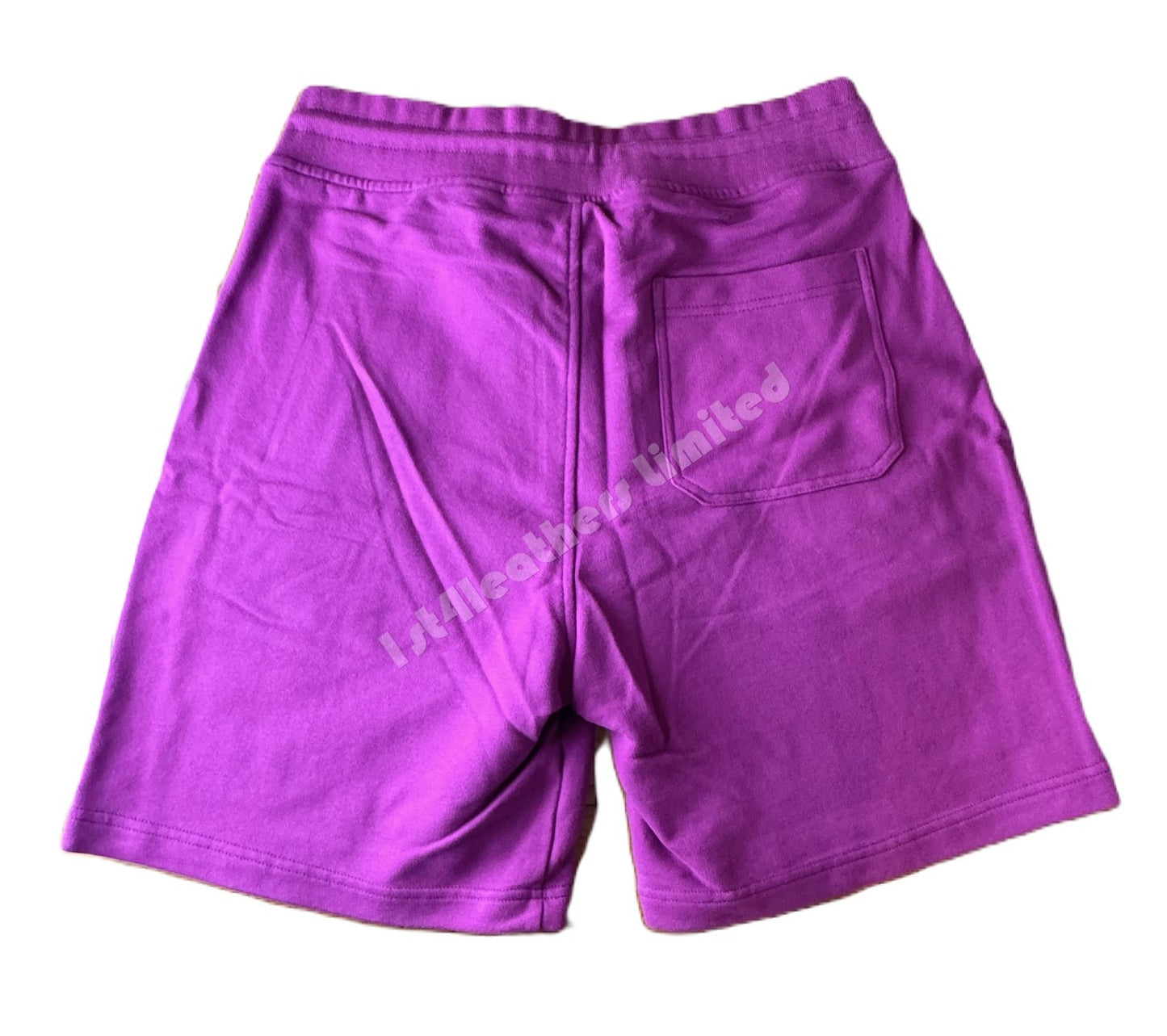 BELSTAFF COTTON FLEECE SWEATSHORTS BRIGHT PURPLE RRP £95