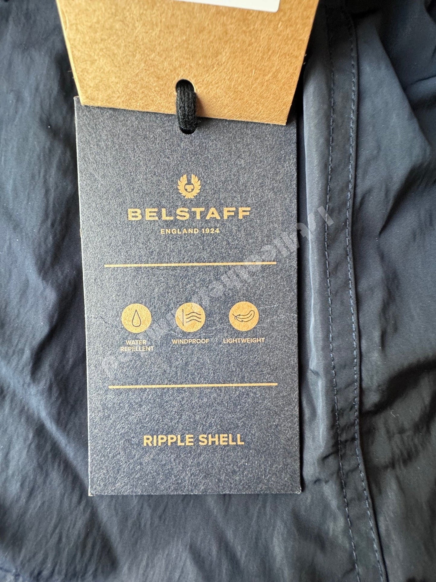 Belstaff Breaker Ripple Shell Shorts in Dark Ink Navy RRP £120 BNWT