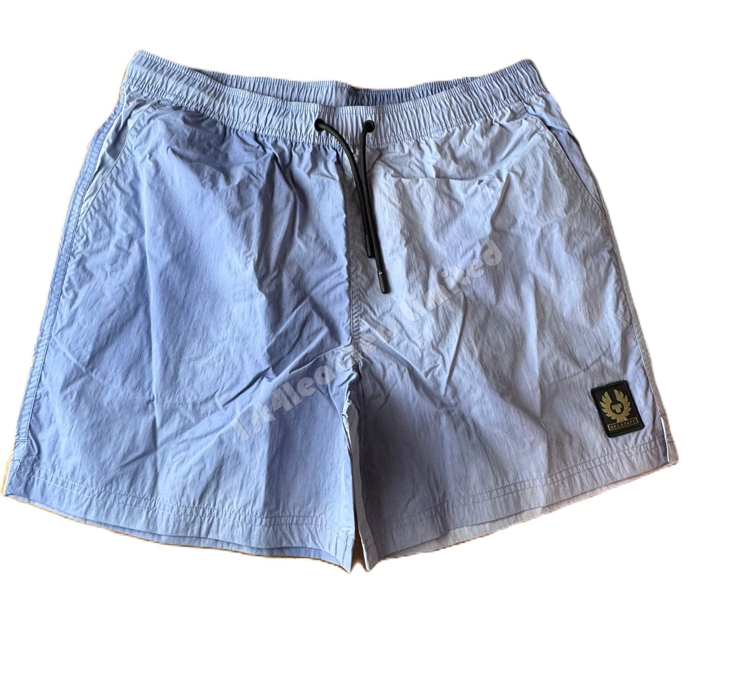 BELSTAFF BREAKER RIPPLE SHELL SHORTS IN WAVE DYE MAUVE RRP £175