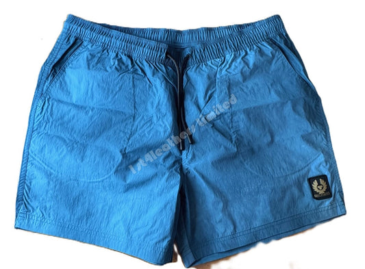 BELSTAFF BREAKER SHORTS IN OCEAN BLUE WAVE DYE 3XL RRP £175 BNWT