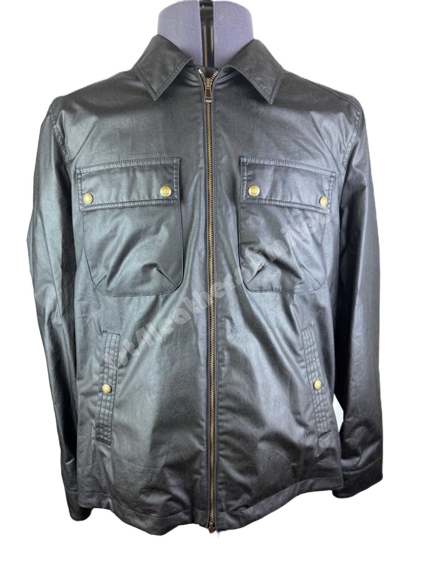 BELSTAFF TOUR WAXED COTTON OVERSHIRT JACKET BLACK 3XL RRP £325 BNWT