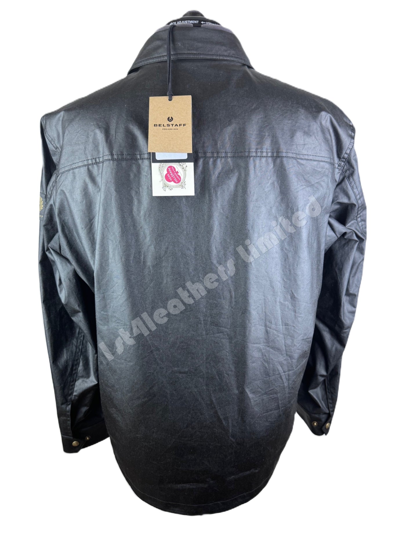 BELSTAFF TOUR WAXED COTTON OVERSHIRT JACKET BLACK 3XL RRP £325 BNWT