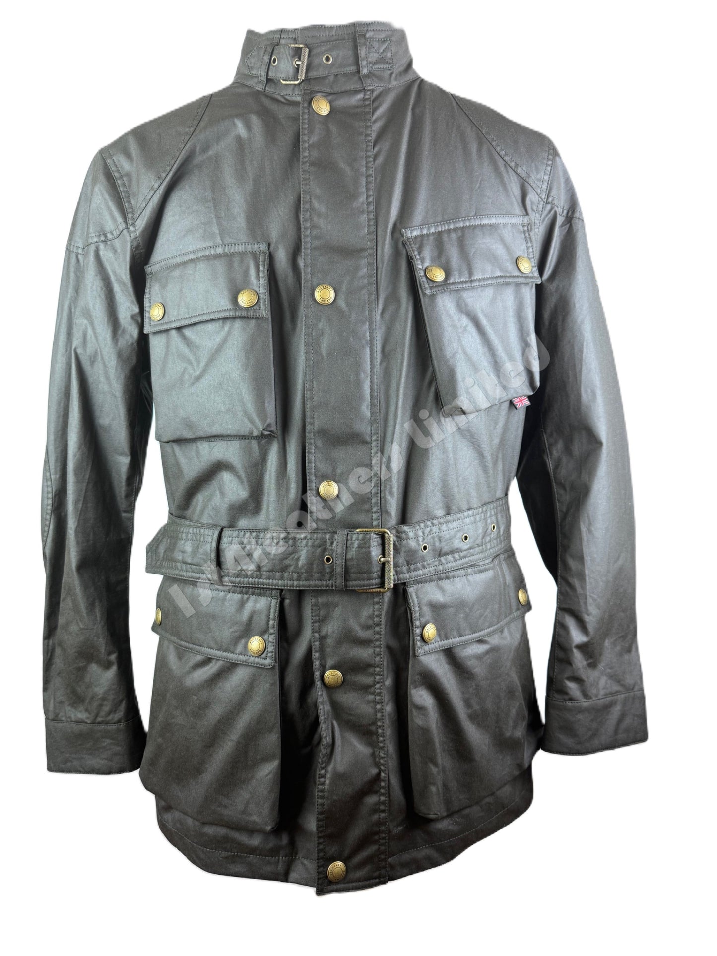 BELSTAFF TRIALMASTER 6oz WAXED BIKER JACKET FADED OLIVE UK46 3XL RRP £495 BNWT