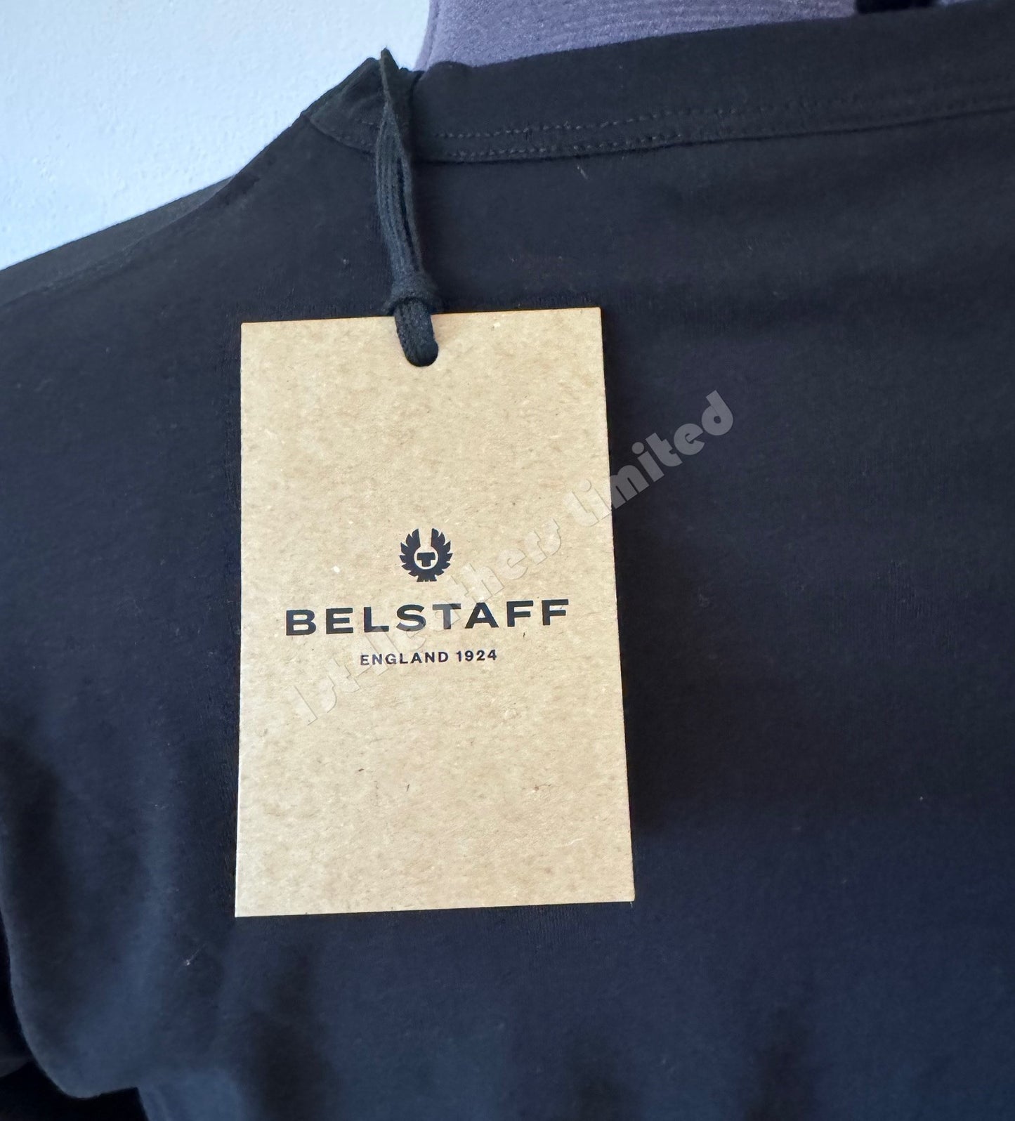 BELSTAFF PHOENIX PATCH LONG SLEEVE T-SHIRT BLACK RRP £75 BNWT