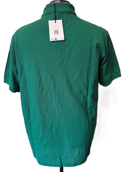 PAUL SMITH PS ZEBRA PIQUE COTTON POLO SHIRT EMERALD GREEN (33B) RRP £90 BNWT