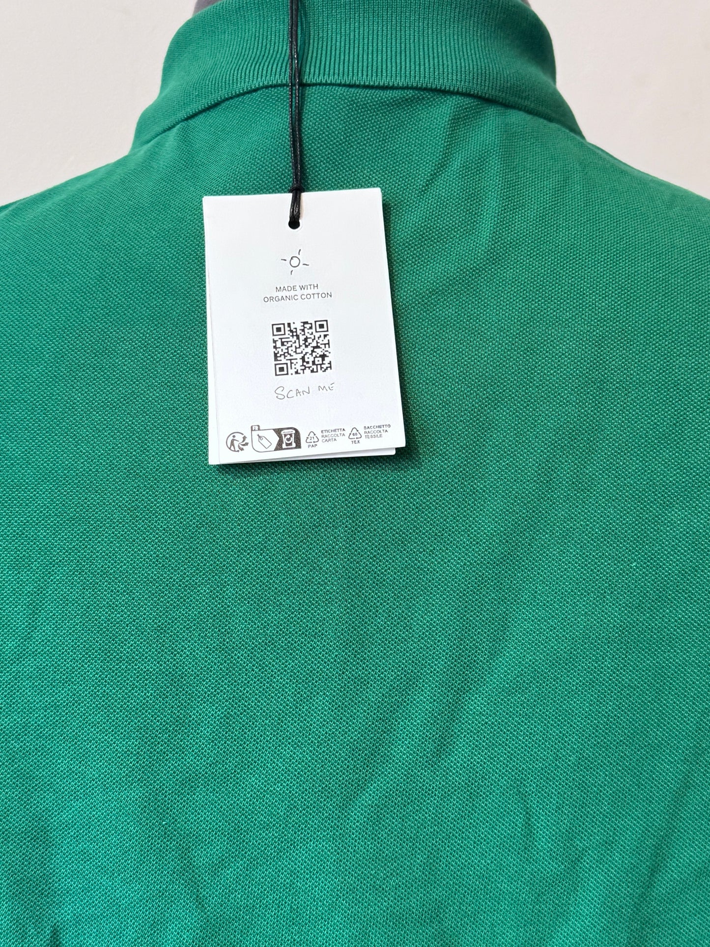 PAUL SMITH PS PIQUE COTTON POLO SHIRT GREEN 2XL RRP £90 BNWT