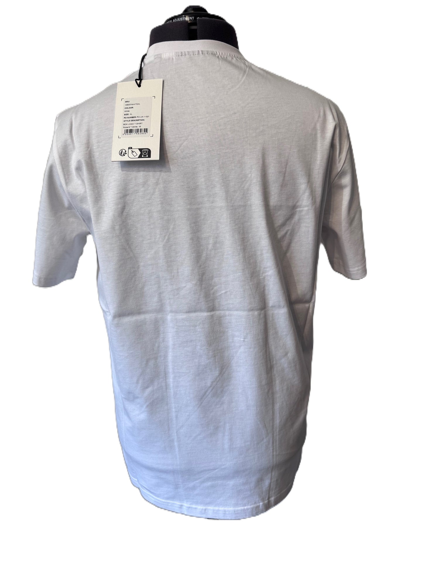 BELSTAFF BOX LOGO COTTON T-SHIRT WHITE XL RRP £60 BNWT