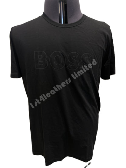 HUGO BOSS TEEBO REG FIT COTTON T-SHIRT BLACK 3XL RRP £59 BNWT