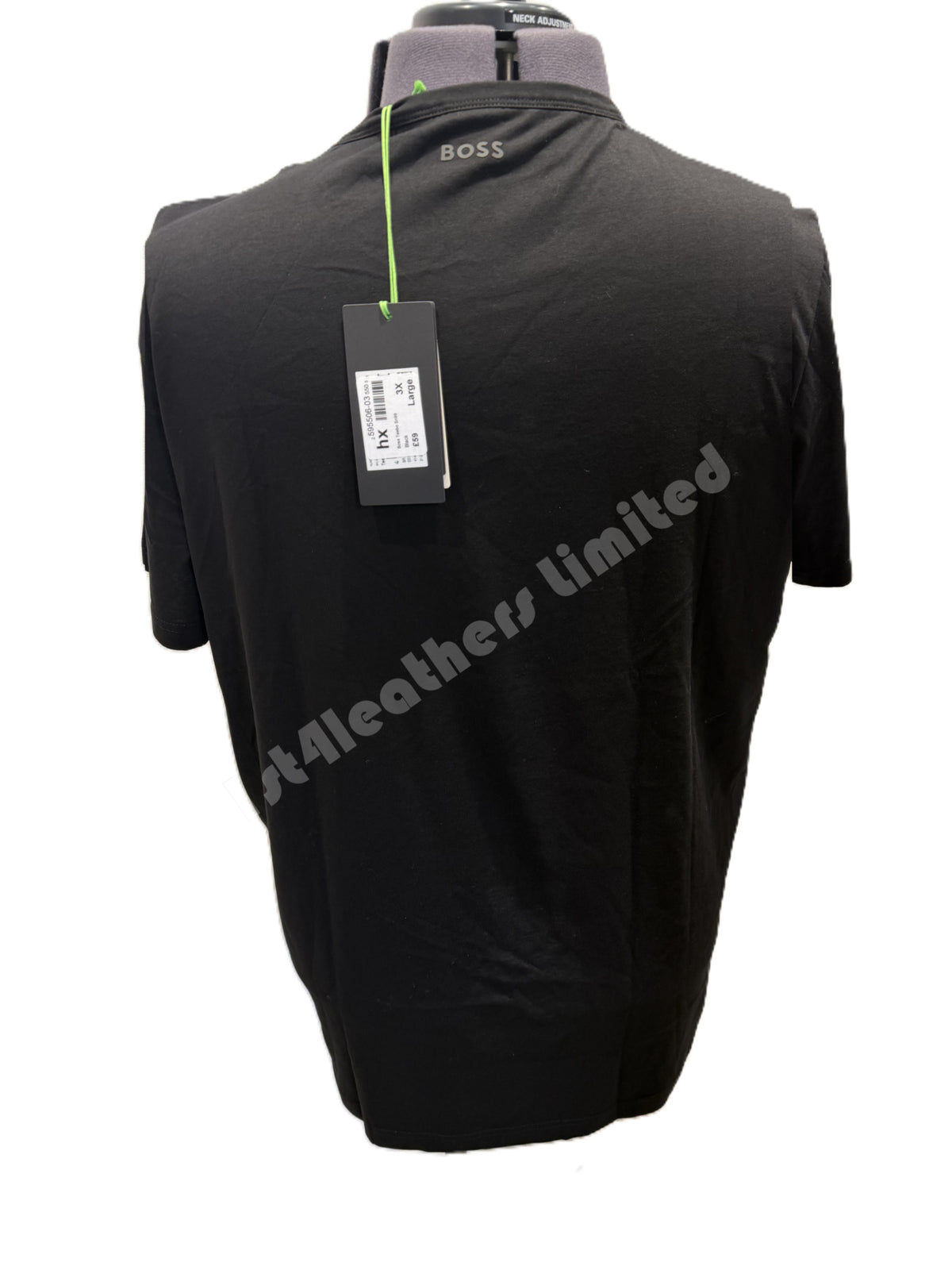HUGO BOSS TEEBO REG FIT COTTON T-SHIRT BLACK 3XL RRP £59 BNWT