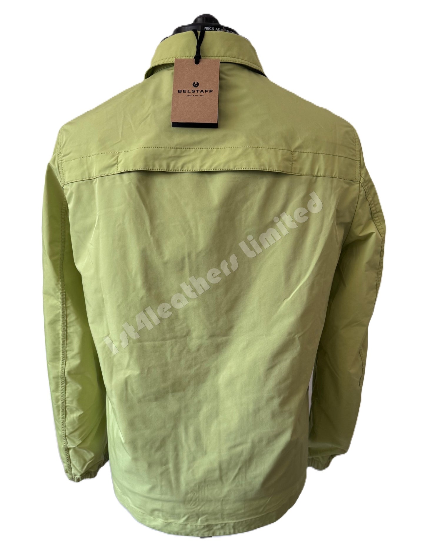 BELSTAFF BOARD MEMORY SHELL OVERSHIRT IN LIME YELLOW RRP £275 BNWT