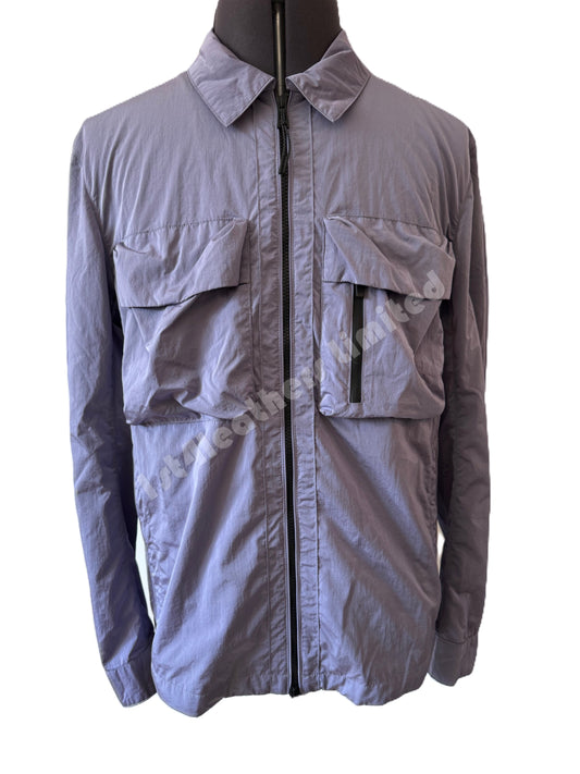 BELSTAFF RIFT SHIMMER SHELL OVERSHIRT JACKET VIOLET UK42 XL RRP £295 BNWT