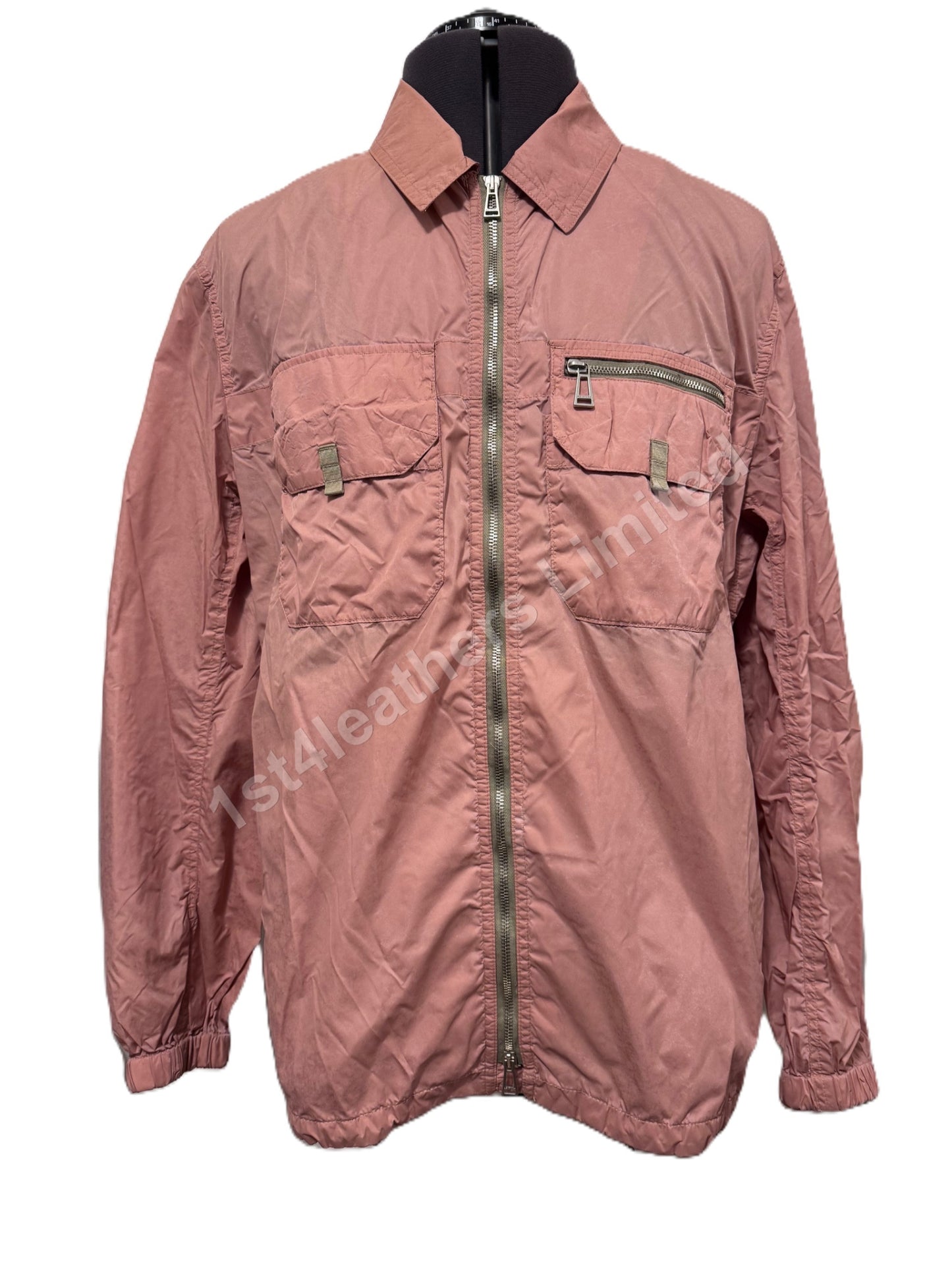 BELSTAFF LANDER SHELL OVERSHIRT JACKET RUST PINK RRP £395 BNWT