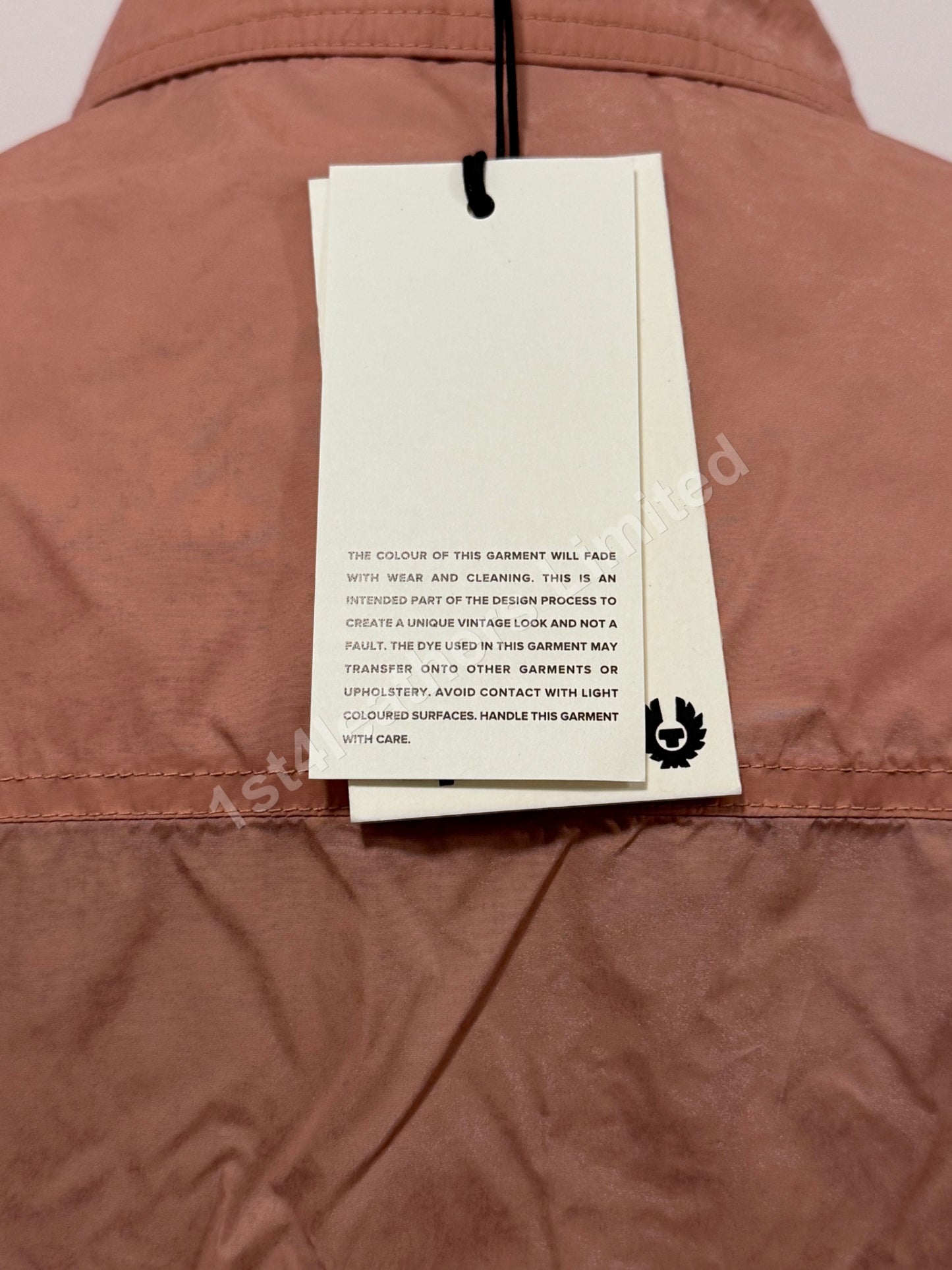 BELSTAFF LANDER SHELL OVERSHIRT JACKET RUST PINK RRP £395 BNWT