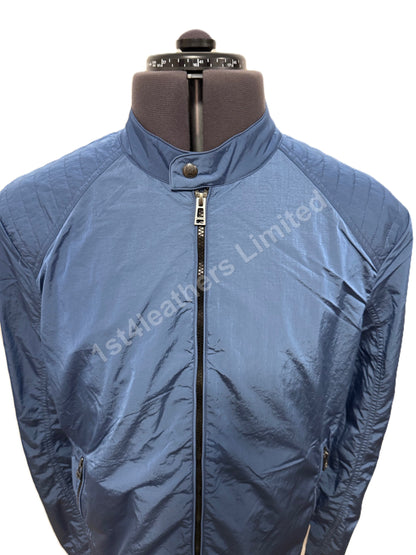 BELSTAFF ADVANCER SHIMMER SHELL LIGHTWEIGHT JACKET FORWARD BLUE S RRP£295 BNWT