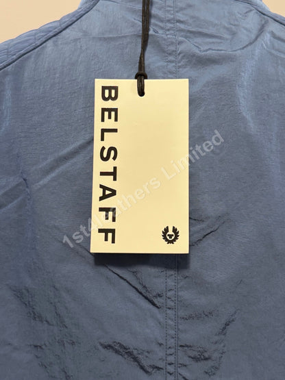BELSTAFF ADVANCER SHIMMER SHELL LIGHTWEIGHT JACKET FORWARD BLUE S RRP£295 BNWT