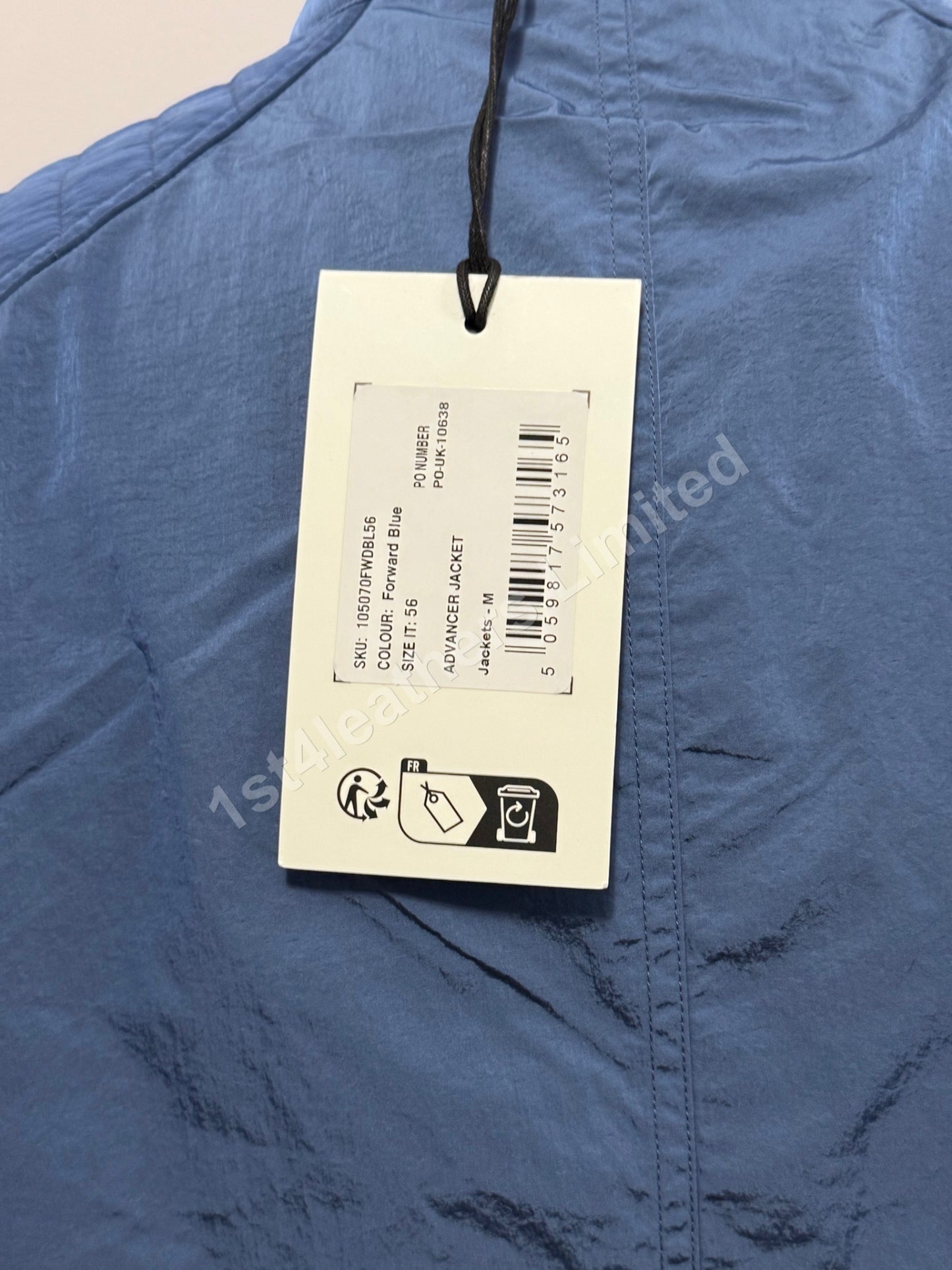 BELSTAFF ADVANCER SHIMMER SHELL LIGHTWEIGHT JACKET FORWARD BLUE RRP £295 BNWT