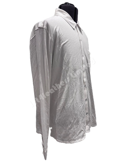 PAIGE STOCKTON STRETCHY SHIRT WHITE SHIRT 2XL RRP £175 BNWT