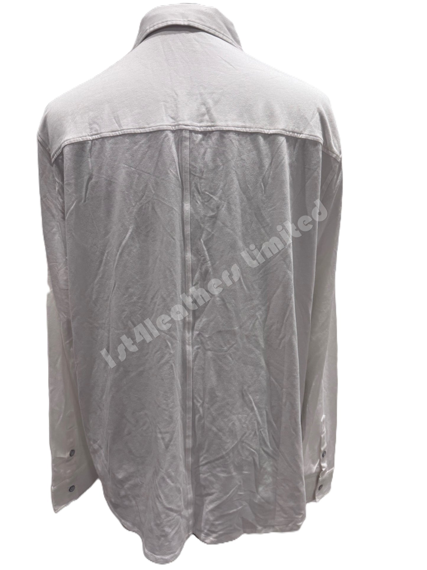 PAIGE STOCKTON STRETCHY SHIRT WHITE SHIRT 2XL RRP £175 BNWT