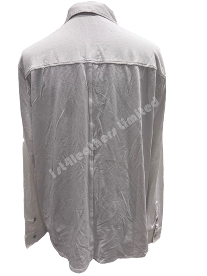 PAIGE STOCKTON STRETCHY SHIRT WHITE SHIRT 2XL RRP £175 BNWT
