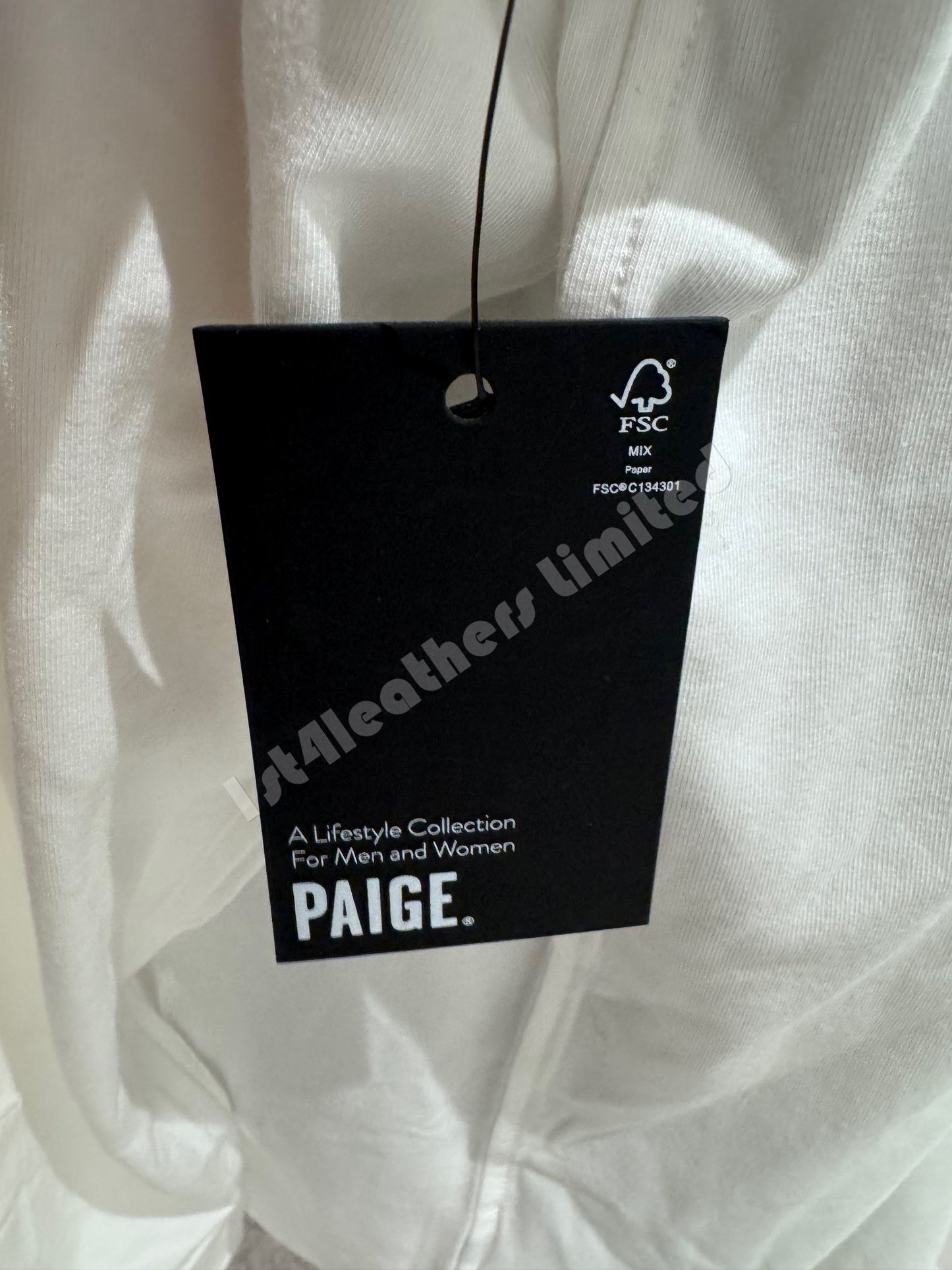 PAIGE STOCKTON STRETCHY SHIRT WHITE SHIRT 2XL RRP £175 BNWT