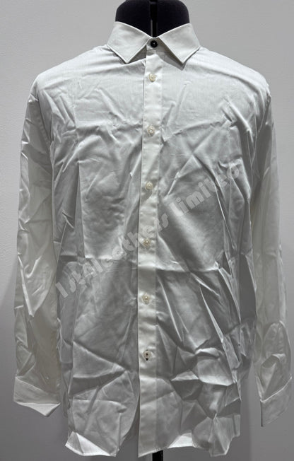 TED BAKER BOBCUT SATIN BLEND STRETCH SHIRT WHITE SIZE 7 2XL RRP £65 BNWT