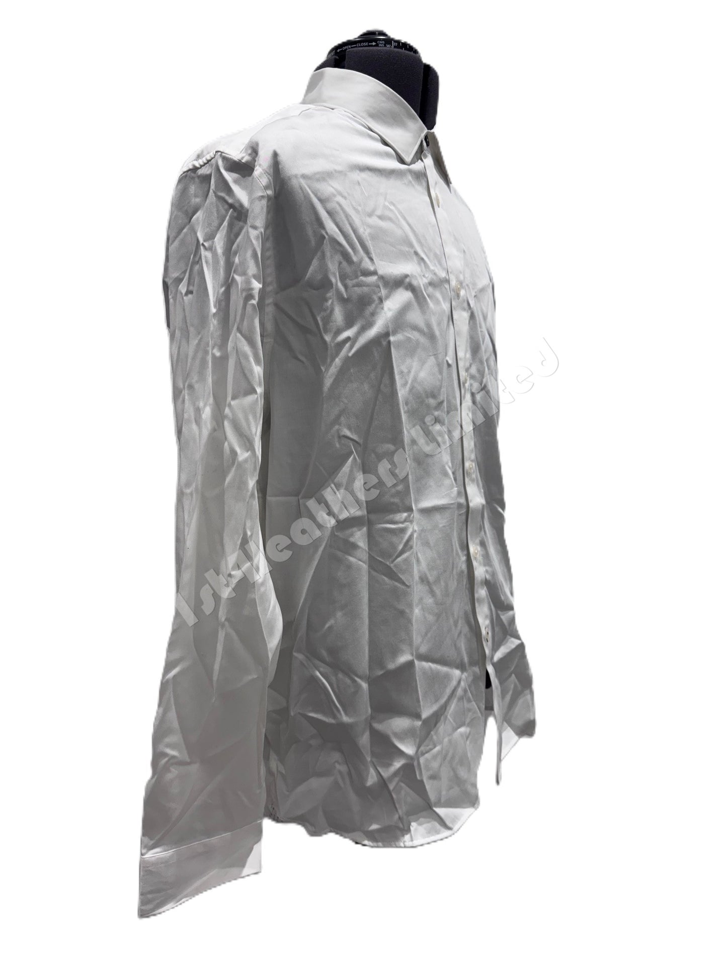 TED BAKER BOBCUT SATIN BLEND STRETCH SHIRT WHITE SIZE 7 2XL RRP £65 BNWT