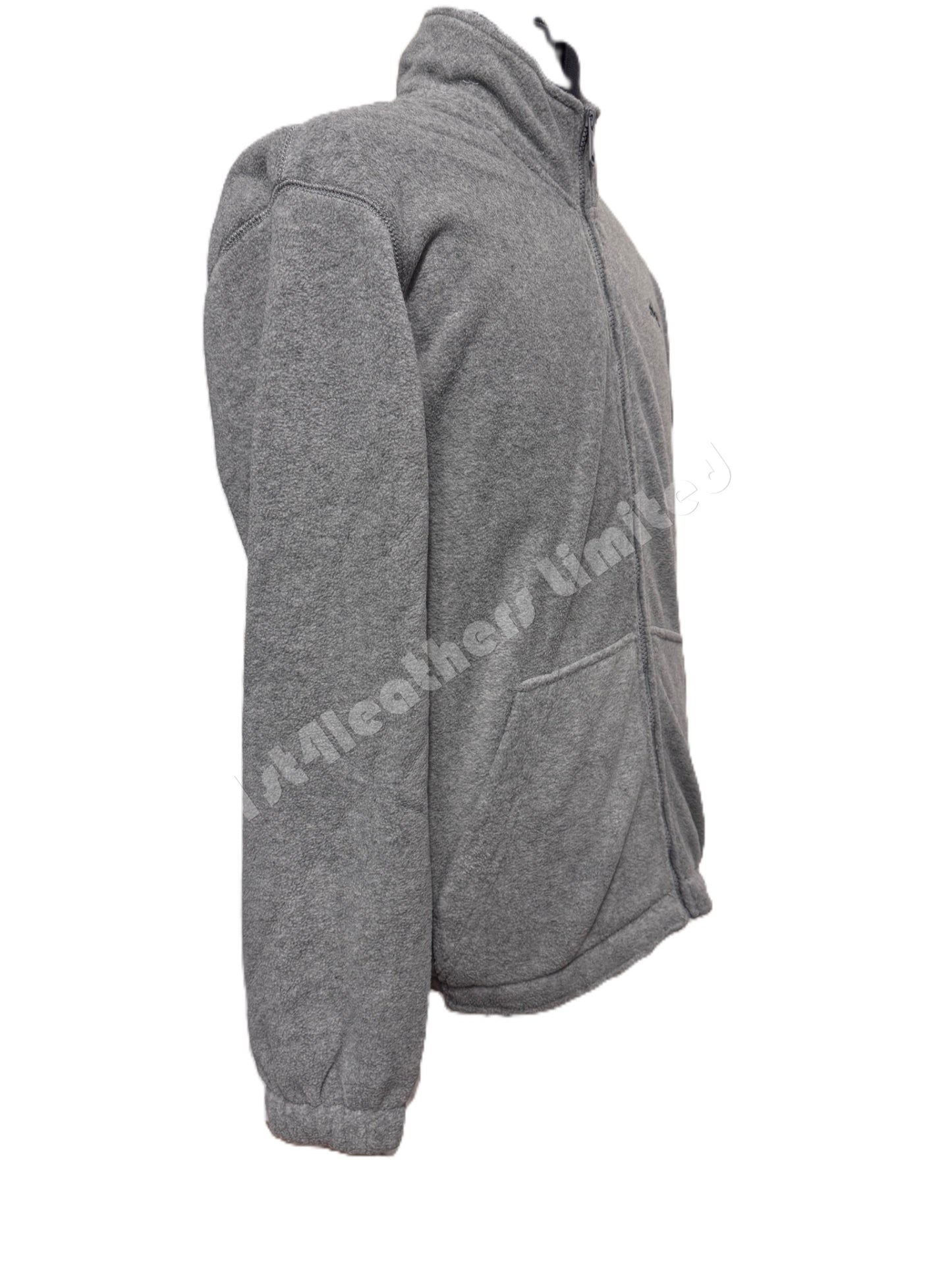 SCHOTT NYC POLARBEAR FULL ZIP FLEECE SWEATSHIRT GREY RRP £95 BNWT