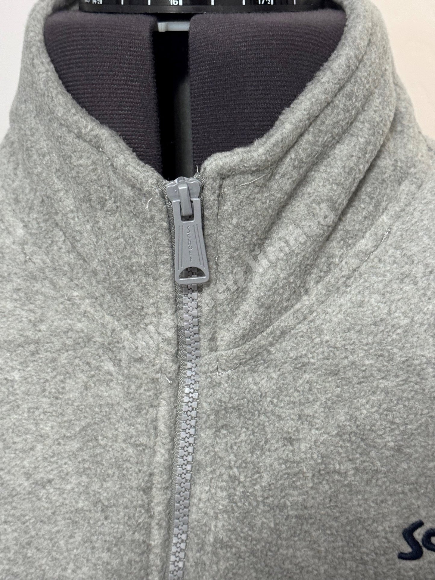 SCHOTT NYC POLARBEAR FULL ZIP FLEECE SWEATSHIRT GREY RRP £95 BNWT