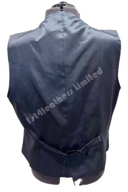 TED BAKER TEXTURED SLIM FIT SUIT WAISTCOAT NAVY RRP £100 BNWT