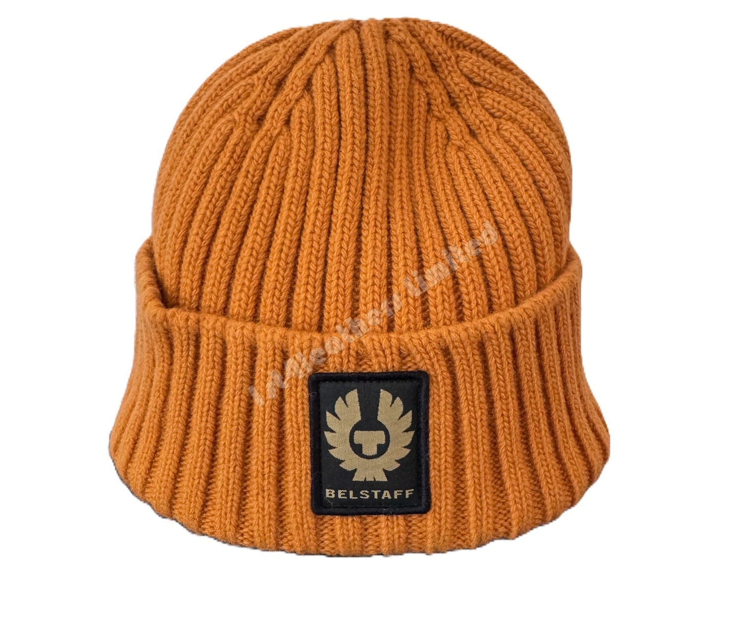 BELSTAFF WATCH WOOL BEANIE HAT IN GOLDEN OAK RRP £75 BNWT