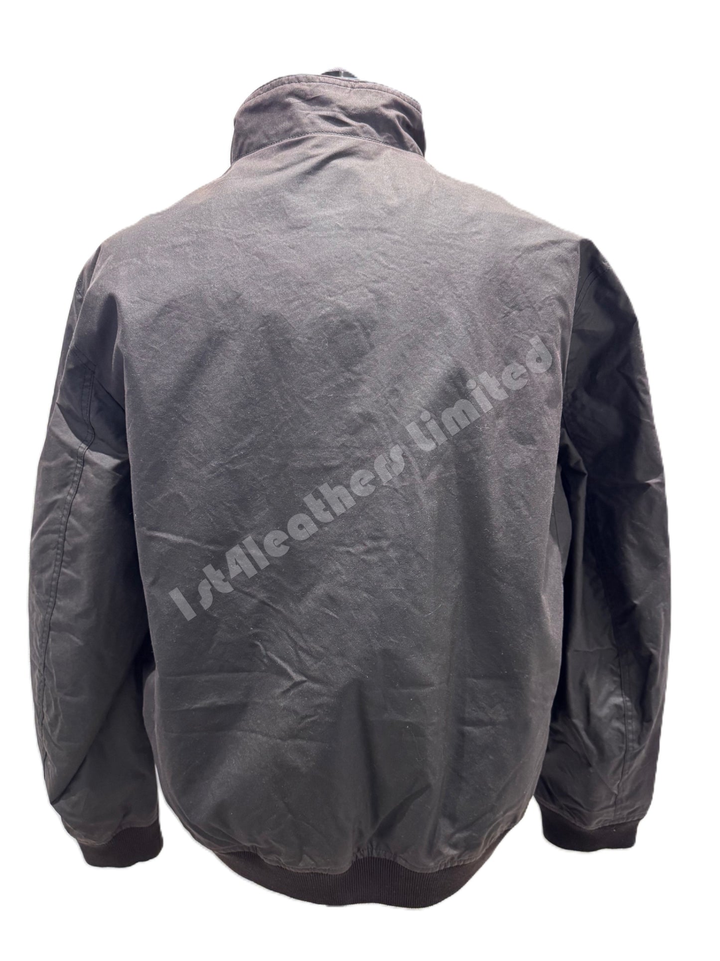 BELSTAFF BASE WAXED COTTON BOMBER JACKET DARK BROWN RRP £349 BNWT