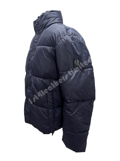 BELSTAFF DOME DOWN PUFFA JACKET DARK INK NAVY UK46 3XL RRP £395 BNWT