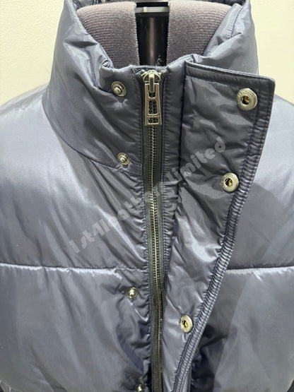 BELSTAFF DOME DOWN PUFFA JACKET DARK INK NAVY UK46 3XL RRP £395 BNWT