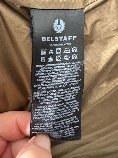 BELSTAFF DOME DOWN PUFFA JACKET DARK INK NAVY UK46 3XL RRP £395 BNWT