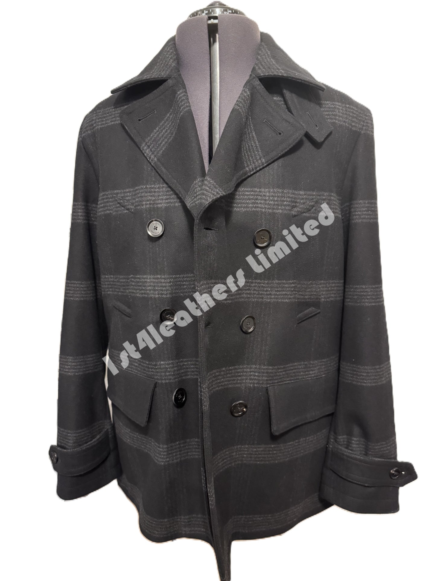 BELSTAFF MILFORD PEA COAT JACKET DARK CHARCOAL RRP £895 BNWT