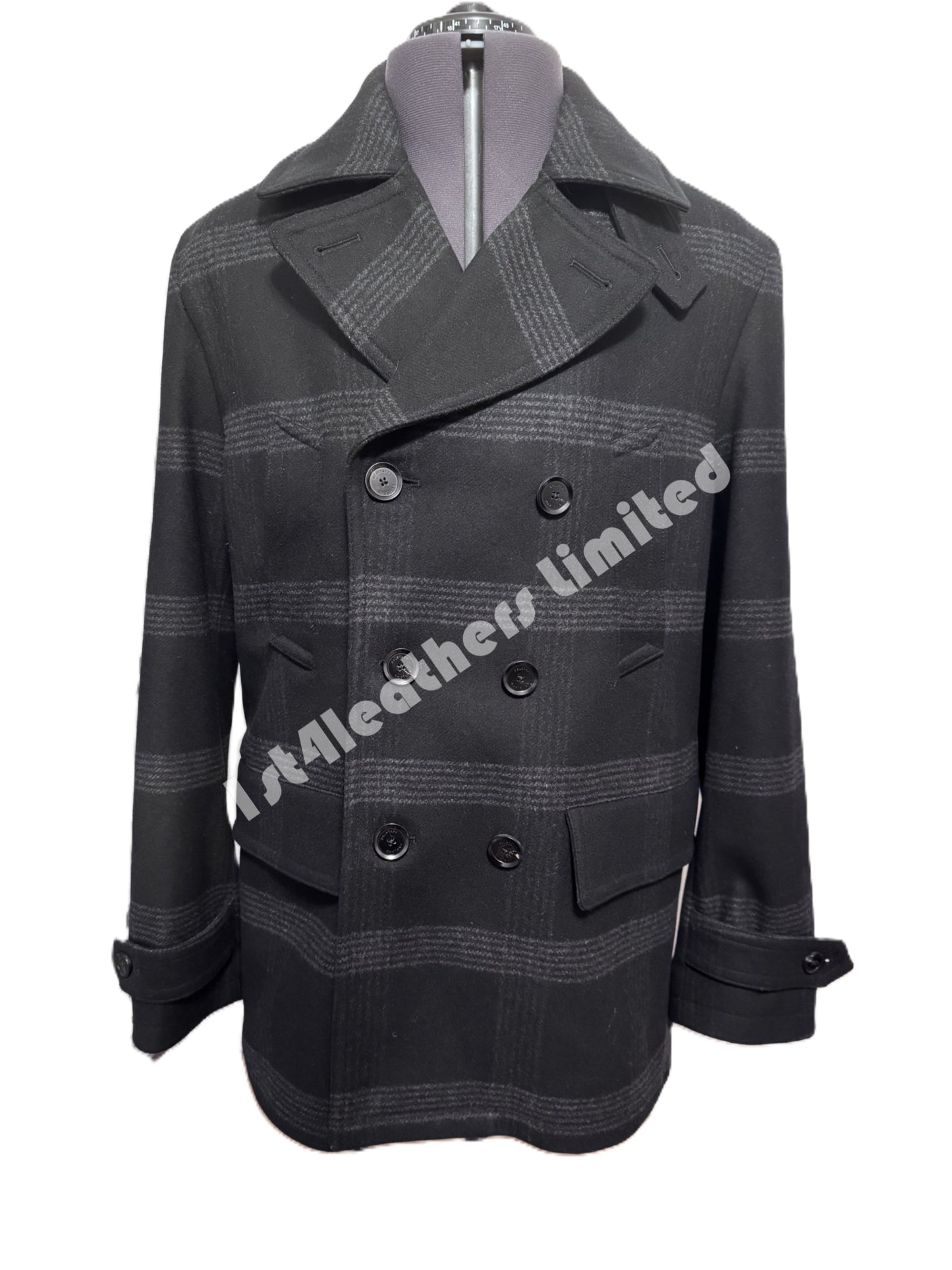 BELSTAFF MILFORD PEA COAT JACKET DARK CHARCOAL RRP £895 BNWT