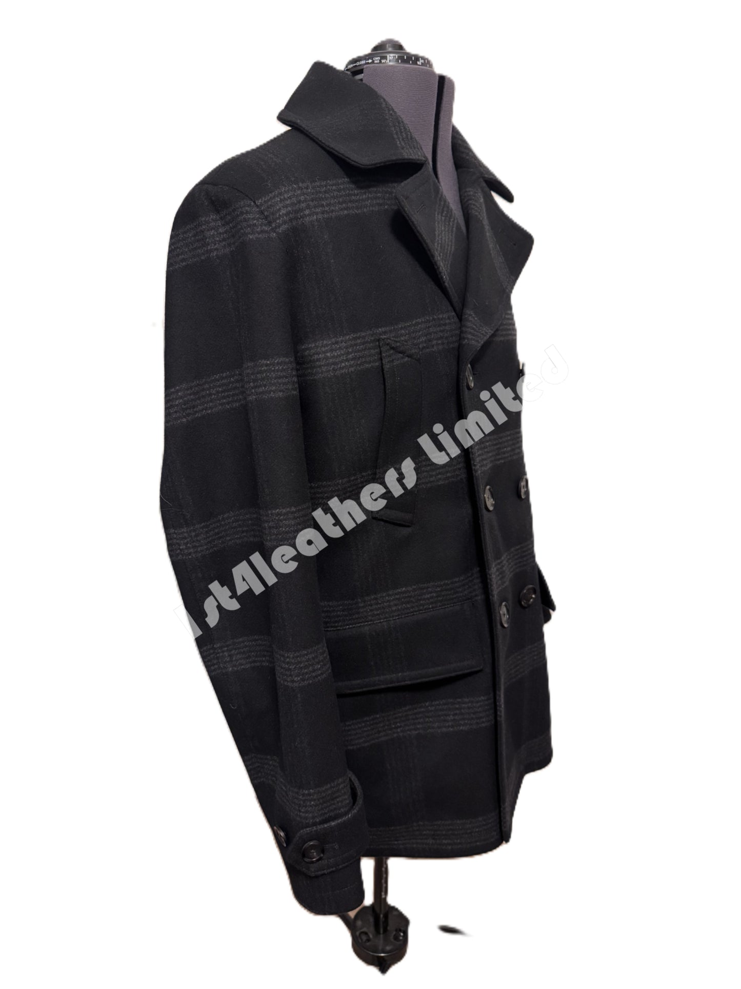BELSTAFF MILFORD PEA COAT JACKET DARK CHARCOAL RRP £895 BNWT