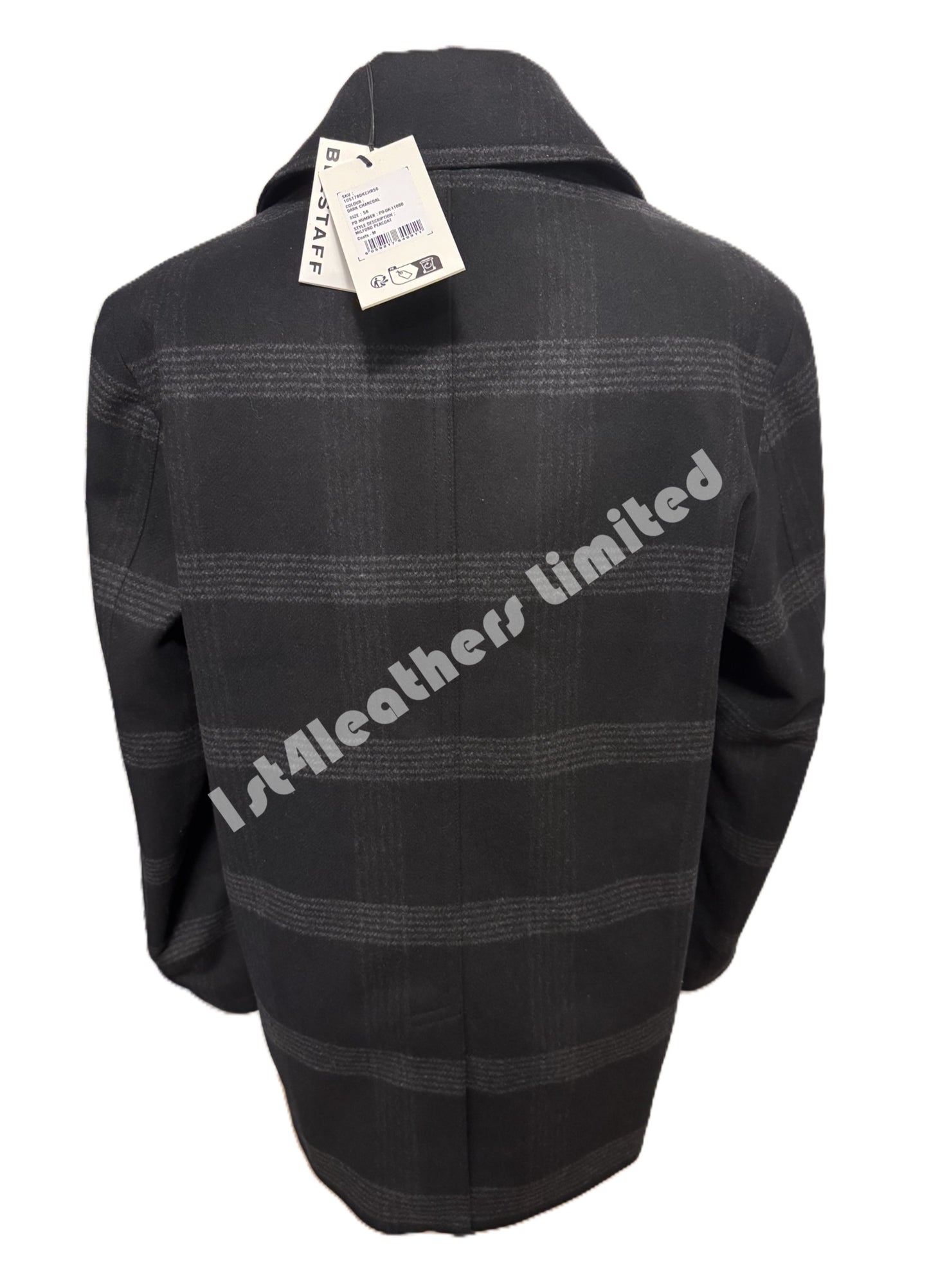 BELSTAFF MILFORD PEA COAT JACKET DARK CHARCOAL RRP £895 BNWT